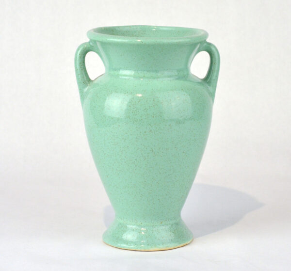 Pfaltzgraff robin egg blue two handle vase