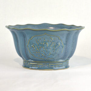 General Ceramics Carillion Lung Ming China Line Planter