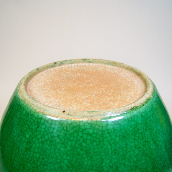 Chinese Apple Green Jar Base