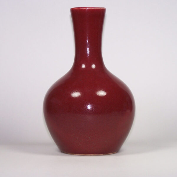 Chinese Copper Red Bottle Vase