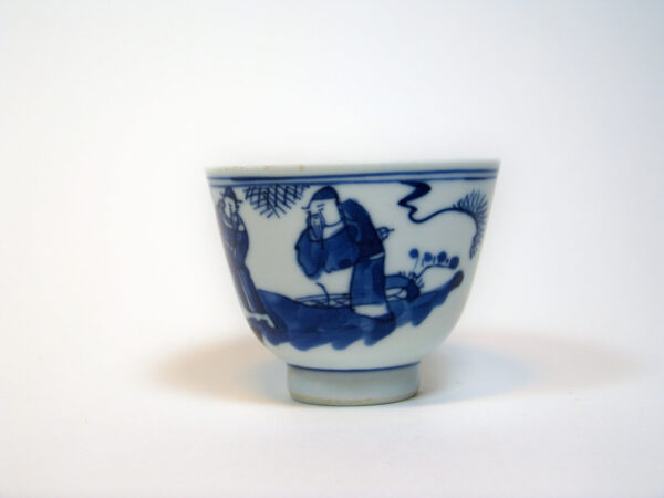 Blue and White Kangxi Wine Cup side 2