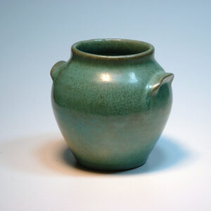 J.B. Cole Pottery Matte Green Jar 2