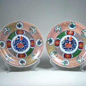 Pair or Japanese Imari Plates