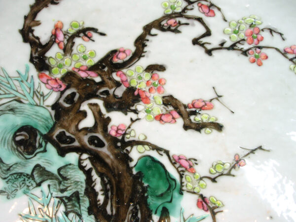 Chinese Footed Dish Detail