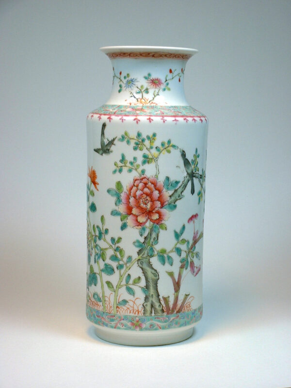 Famille Rose Vase early republic