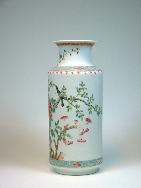 Famille Rose Vase early republic right side