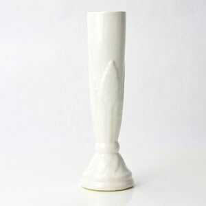 Brush McCoy Single Stem Gloss White Vase