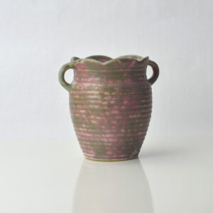 Burley Winter Pink and Olive Vase Shape 3F