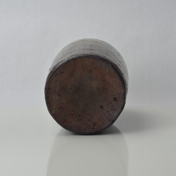 Early Primitive Storage Jar with Alkaline Glaze Base