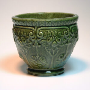 Small Green McCoy Flower Pot Jardiniere 570