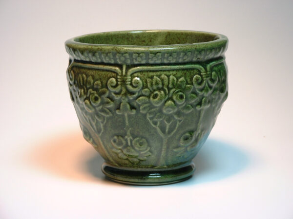 Small Green McCoy Flower Pot Jardiniere 570