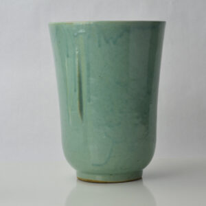Zanesville Stoneware Vase Shape 330 10 inch green