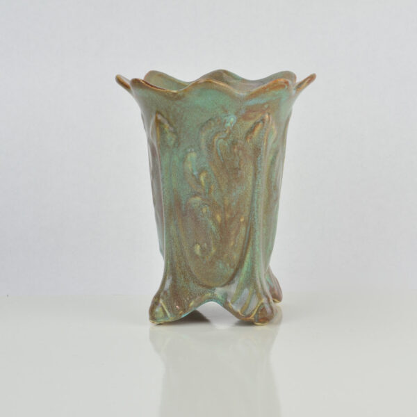 Artistic Pottery Company Shape 61 Brown and Turquoise