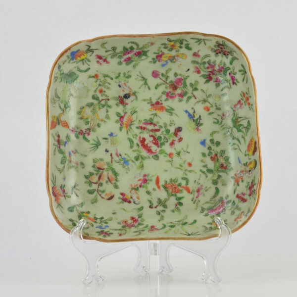 Chinese Famille Rose Square Dish