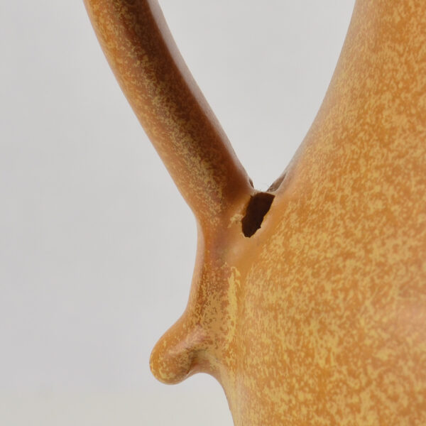 Cornelison Pottery Vase Butterscotch detail 1