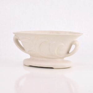 Brush Pottery White Princess Line Planter