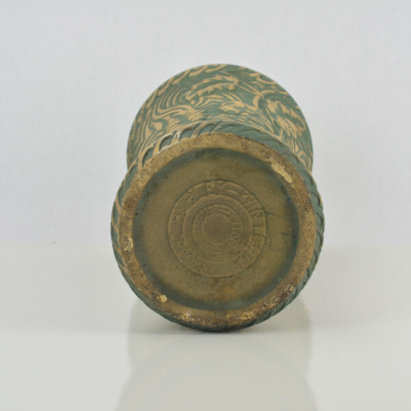 Burley Winter Brushedware Vase base and mark